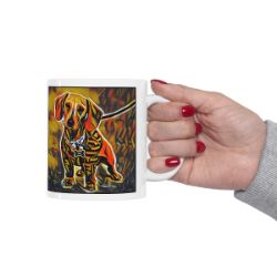 Picture of Dachshund-Graffiti Haus Mug