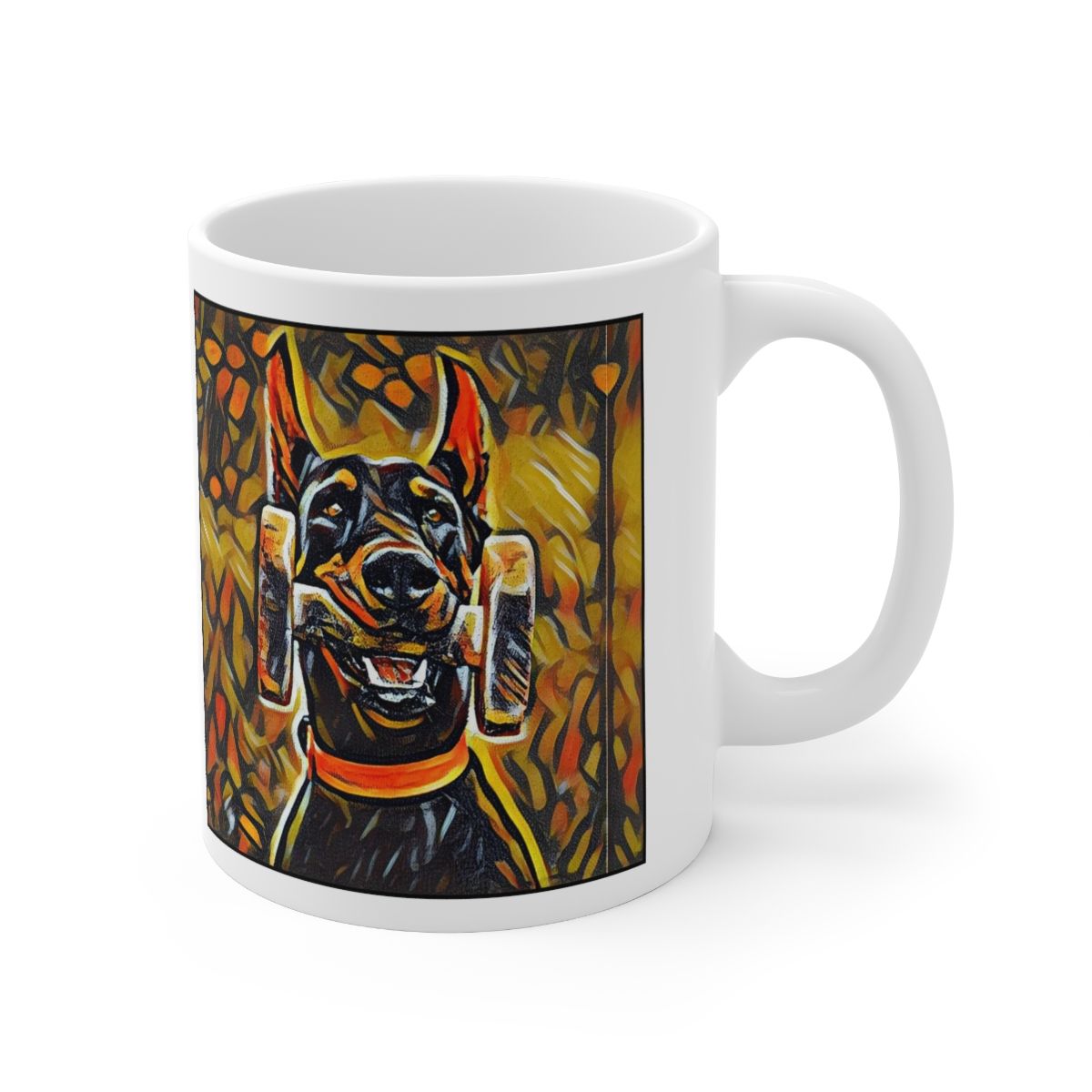 Picture of Doberman cropped-Graffiti Haus Mug