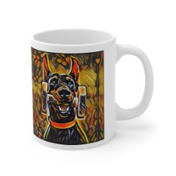 Picture of Doberman cropped-Graffiti Haus Mug