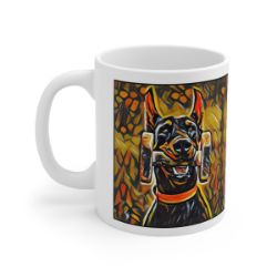 Picture of Doberman cropped-Graffiti Haus Mug
