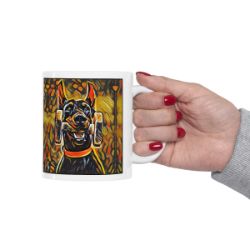 Picture of Doberman cropped-Graffiti Haus Mug