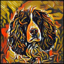 Picture of English Springer Spaniel-Graffiti Haus Mug