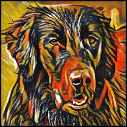 Picture of Flat Coated Retriever-Graffiti Haus Mug