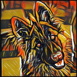 Picture of German Shepherd-Graffiti Haus Mug