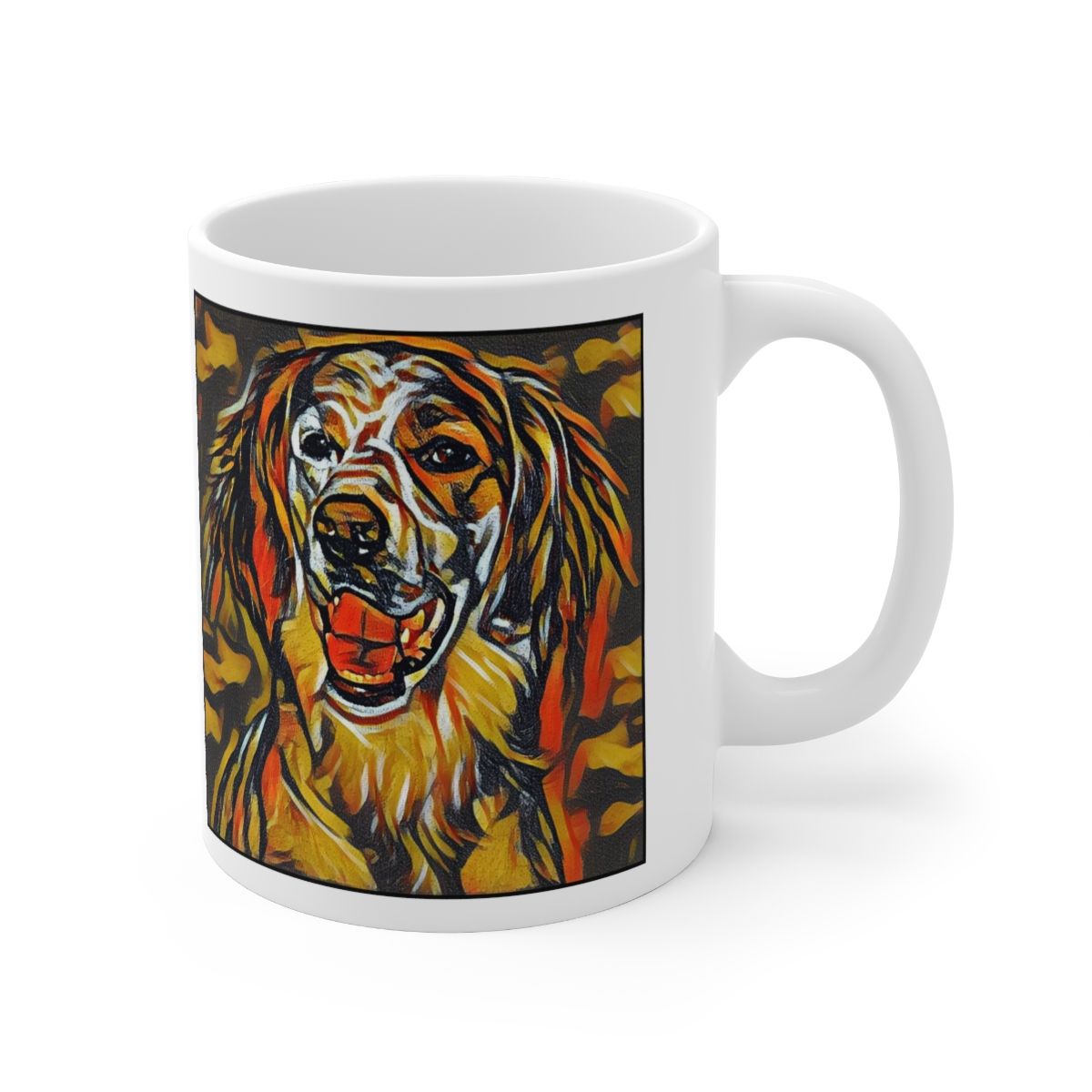 Picture of Irish Red and White Setter-Graffiti Haus Mug