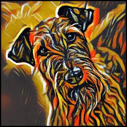Picture of Irish Terrier-Graffiti Haus Mug