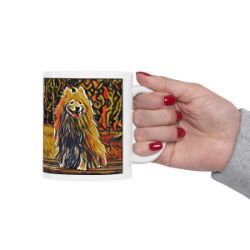 Picture of Japanese Spitz-Graffiti Haus Mug
