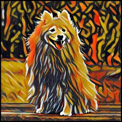 Picture of Japanese Spitz-Graffiti Haus Mug