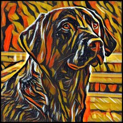 Picture of Labrador Retriever-Graffiti Haus Mug