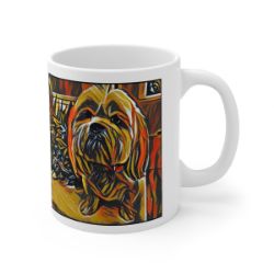 Picture of Lhasa Apso-Graffiti Haus Mug