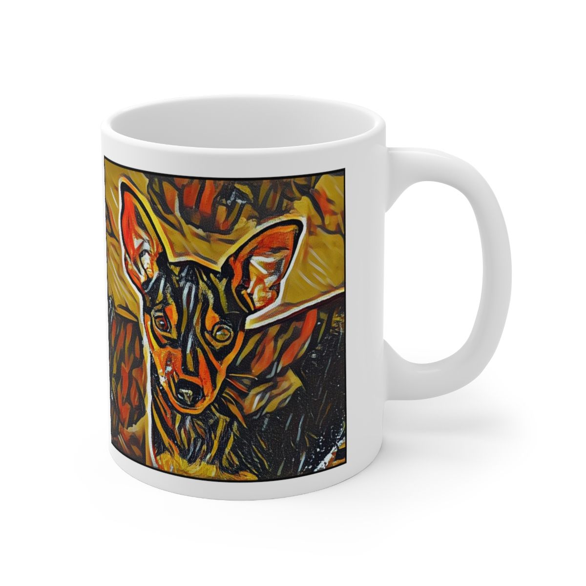 Picture of Miniature Pinscher-Graffiti Haus Mug