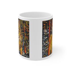 Picture of Norwegian Buhund-Graffiti Haus Mug