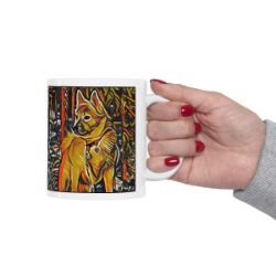 Picture of Norwegian Buhund-Graffiti Haus Mug