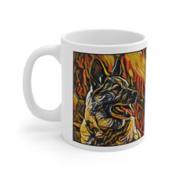 Picture of Norwegian Elkhound-Graffiti Haus Mug