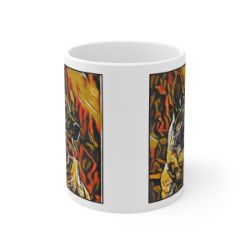 Picture of Norwegian Elkhound-Graffiti Haus Mug