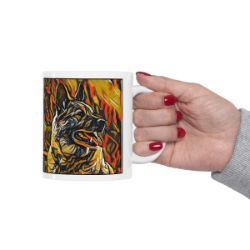 Picture of Norwegian Elkhound-Graffiti Haus Mug