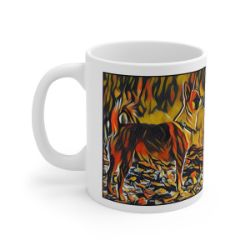 Picture of Norwegian Lundehund-Graffiti Haus Mug