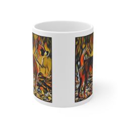 Picture of Norwegian Lundehund-Graffiti Haus Mug