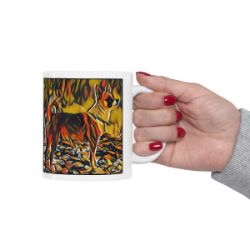 Picture of Norwegian Lundehund-Graffiti Haus Mug
