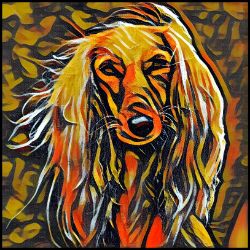 Picture of Saluki-Graffiti Haus Mug