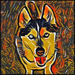 Picture of Siberian Husky-Graffiti Haus Mug