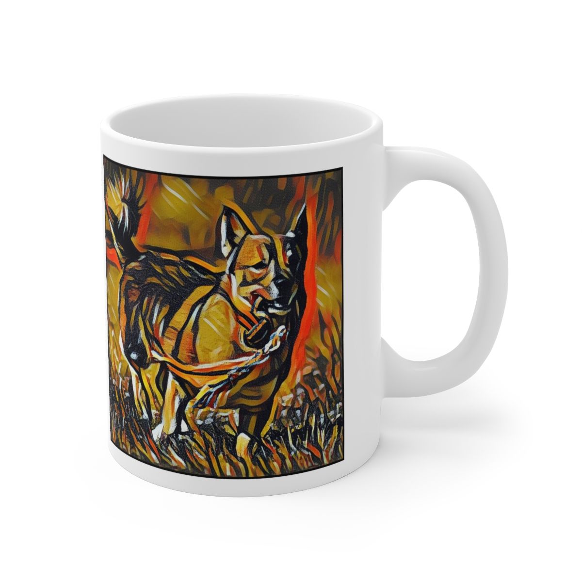 Picture of Swedish Vallhund-Graffiti Haus Mug