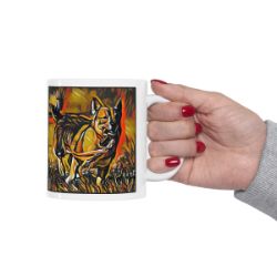 Picture of Swedish Vallhund-Graffiti Haus Mug