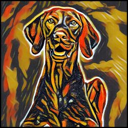 Picture of Vizsla-Graffiti Haus Mug