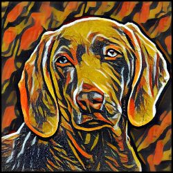 Picture of Weimaraner-Graffiti Haus Mug