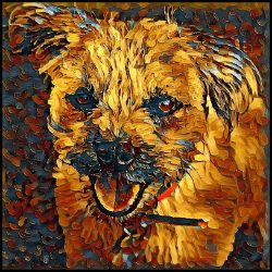 Picture of Border Terrier-Painterly Mug