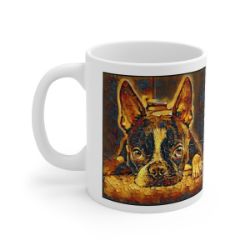 Picture of Boston Terrier-Painterly Mug