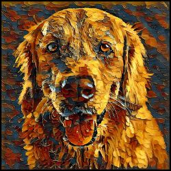 Picture of Golden Retriever-Painterly Mug