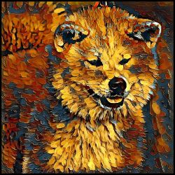 Picture of Japanese Akita Inu-Painterly Mug