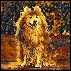 Picture of Japanese Spitz-Painterly Mug