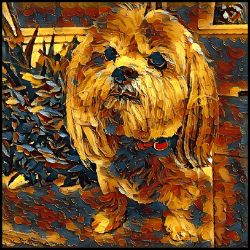 Picture of Lhasa Apso-Painterly Mug