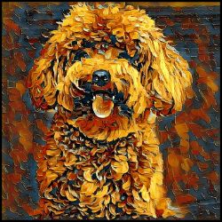 Picture of Miniature Poodle-Painterly Mug