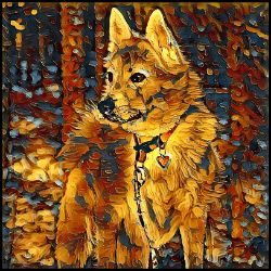 Picture of Norwegian Buhund-Painterly Mug