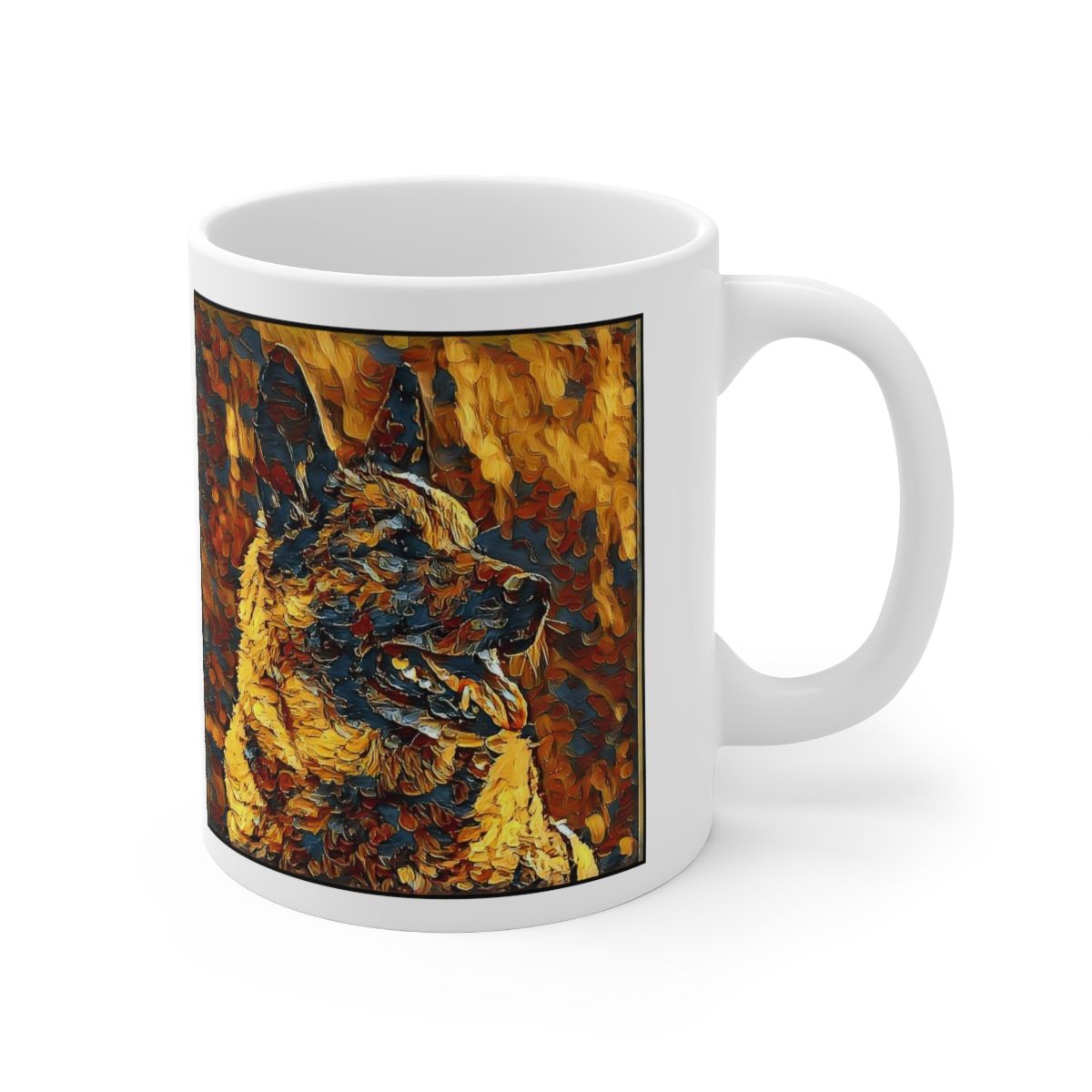 Picture of Norwegian Elkhound-Painterly Mug