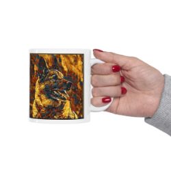 Picture of Norwegian Elkhound-Painterly Mug