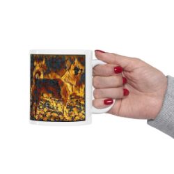 Picture of Norwegian Lundehund-Painterly Mug