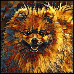 Picture of Pomeranian-Painterly Mug