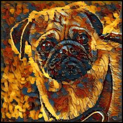Picture of Pug-Painterly Mug