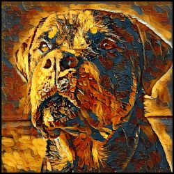 Picture of Rottweiler-Painterly Mug