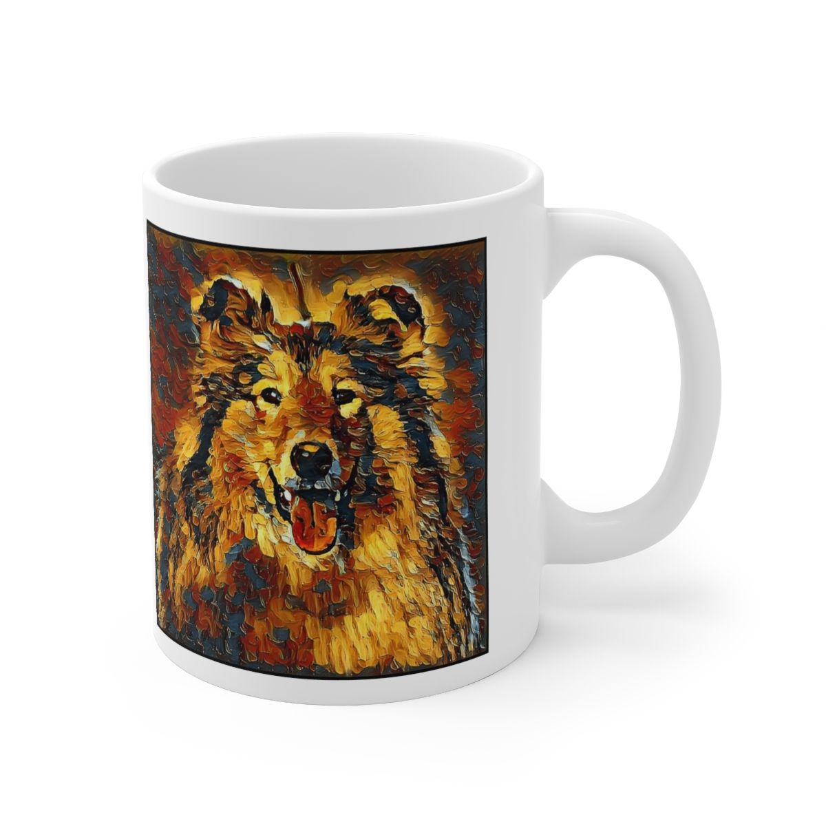Picture of Rough Collie-Painterly Mug