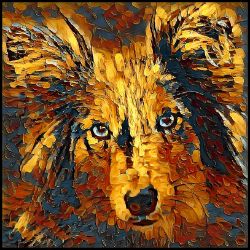 Picture of Shetland Sheepdog-Painterly Mug