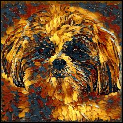 Picture of Shih Tzu-Painterly Mug