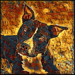 Picture of Staffordshire Bull Terrier-Painterly Mug