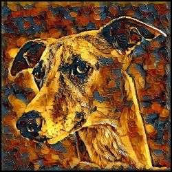 Picture of Whippet-Painterly Mug