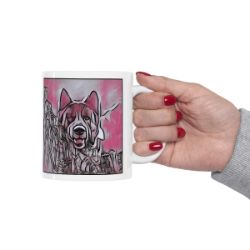 Picture of American Akita-Comic Pink Mug