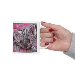 Picture of Australian Terrier-Comic Pink Mug
